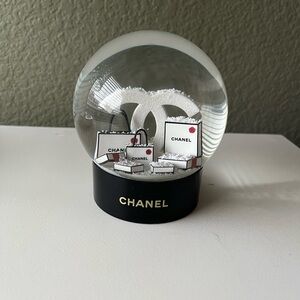 CHANEL Snow Globe with Black and White Accents